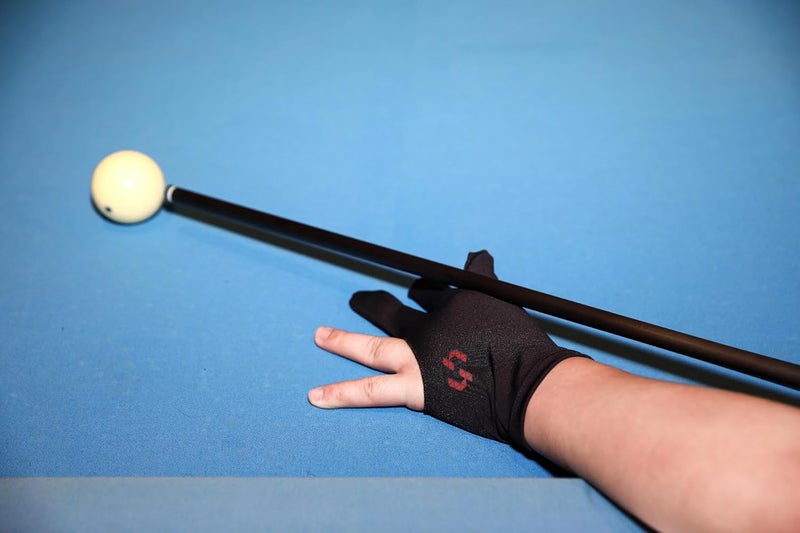 HEYBALL Billiard Pool Gloves for Left Hand 3 Finger, Splicing Process, Snooker Cue Sport Glove Popular Sizes for Men & Women - Image 2